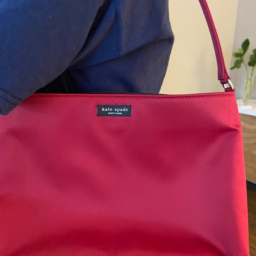 Retro Kate Spade Cherry red satin